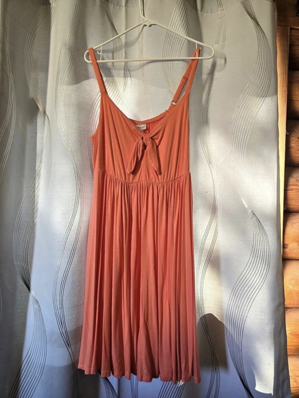 Torrid Super Soft Tiered Tie-Front Sleeveless Midi Dress Size 1